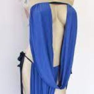 Zanza Designs Blue Gorean Costume Kajira Silks NWT Medium Roleplay Set